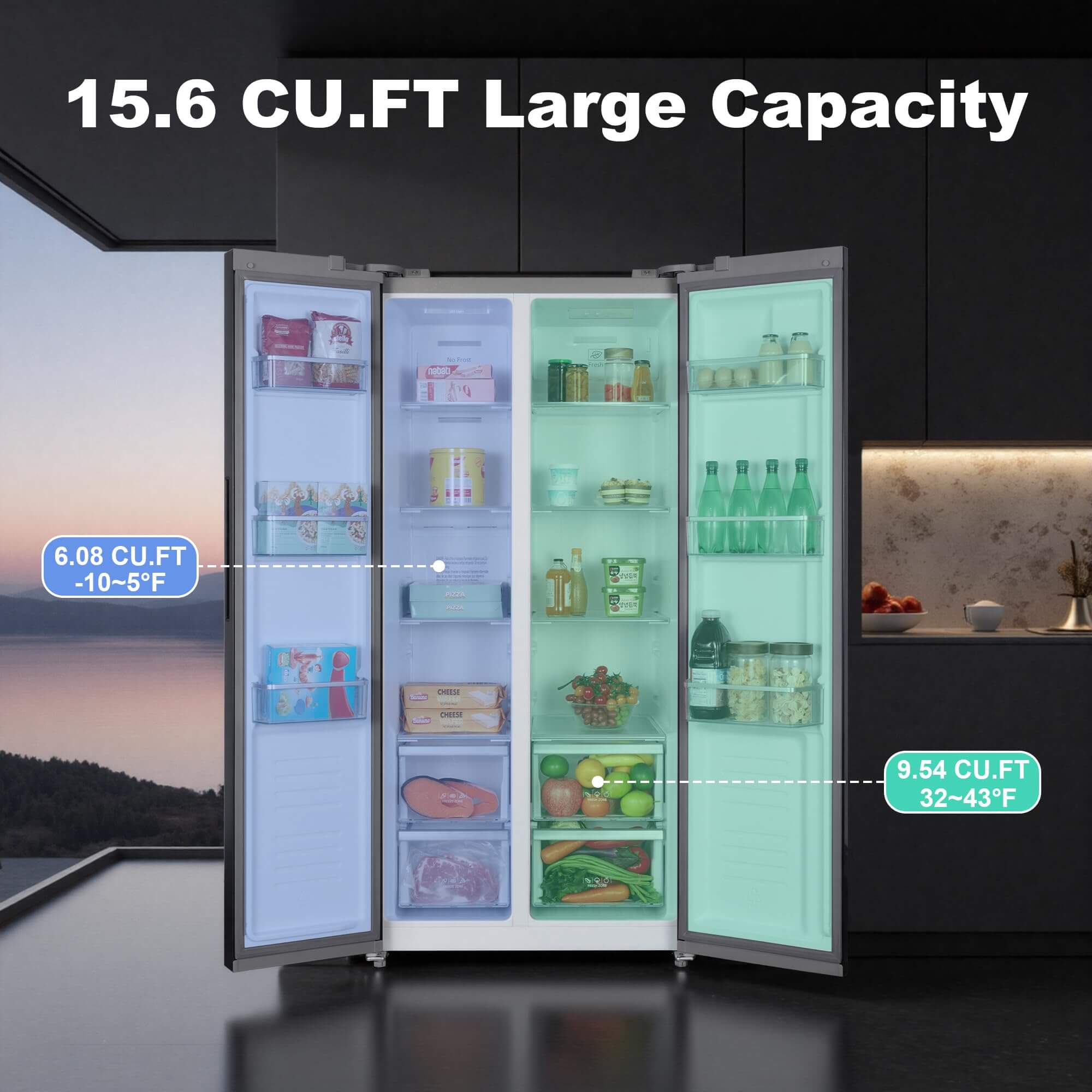 Iceblue refrigerators