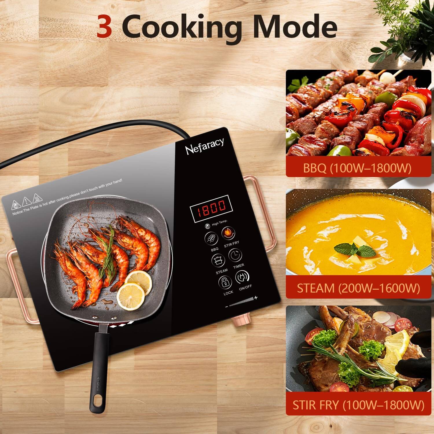 Nefaracy cooktops